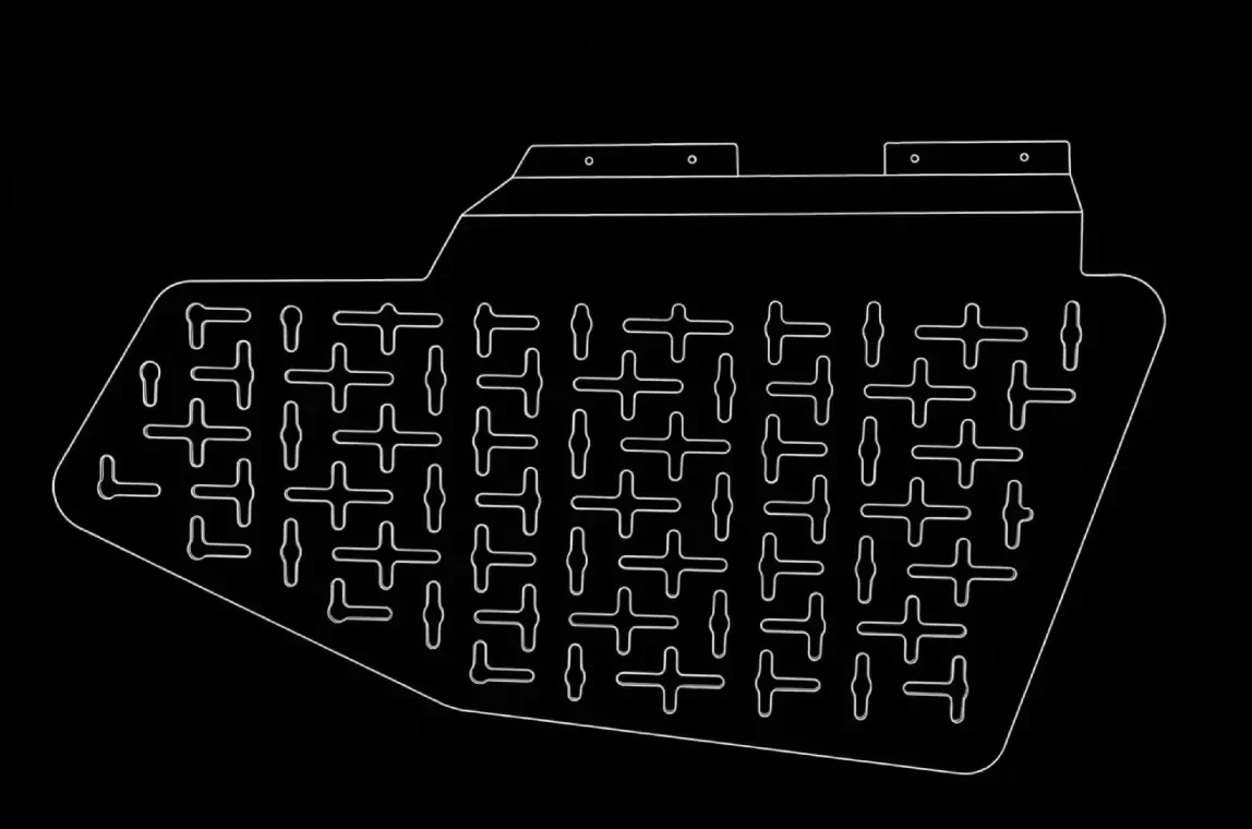 Панель MOLLE BLACKASPID для Mitsubishi Pajero Sport 3