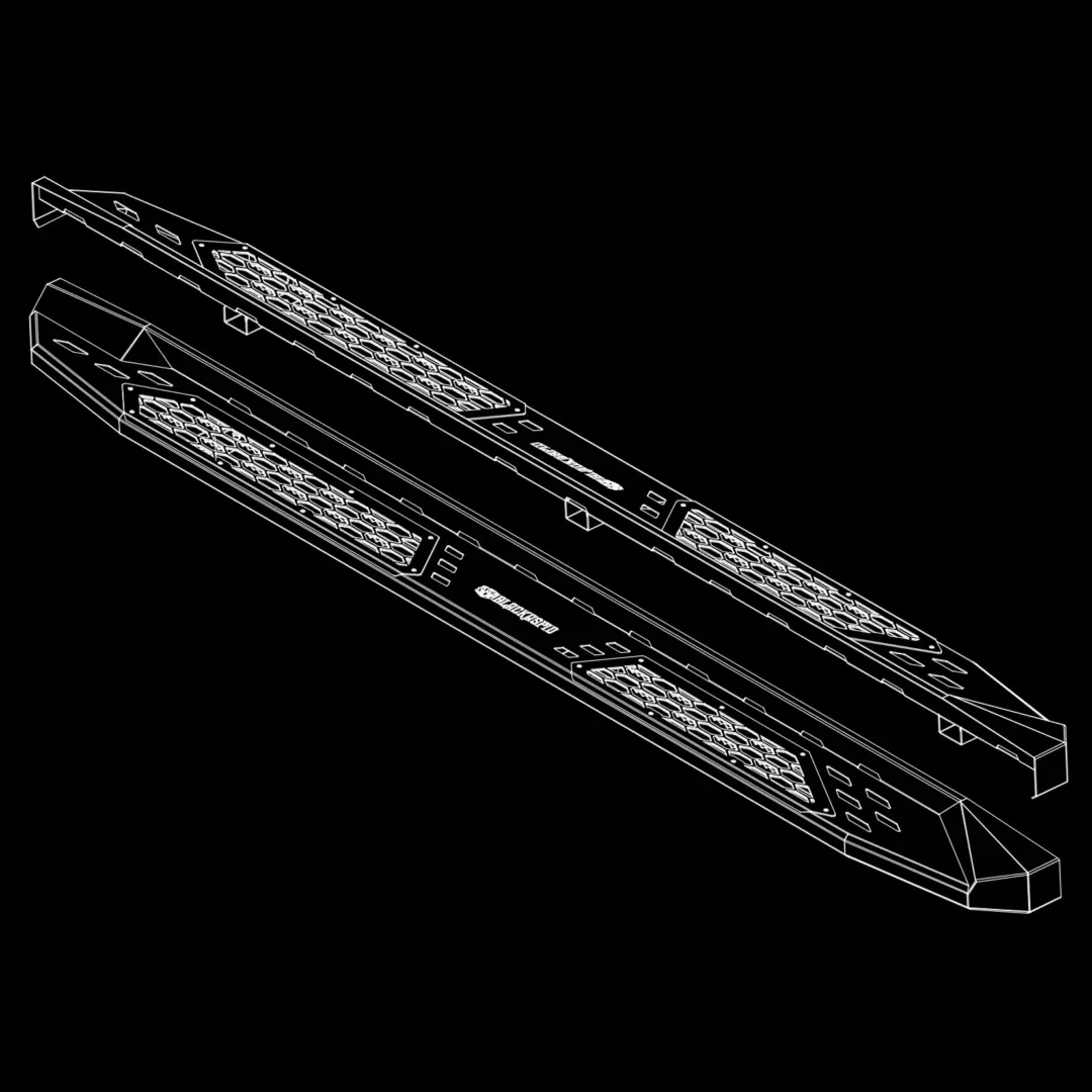 Пороги BLACKASPID для Changan Hunter